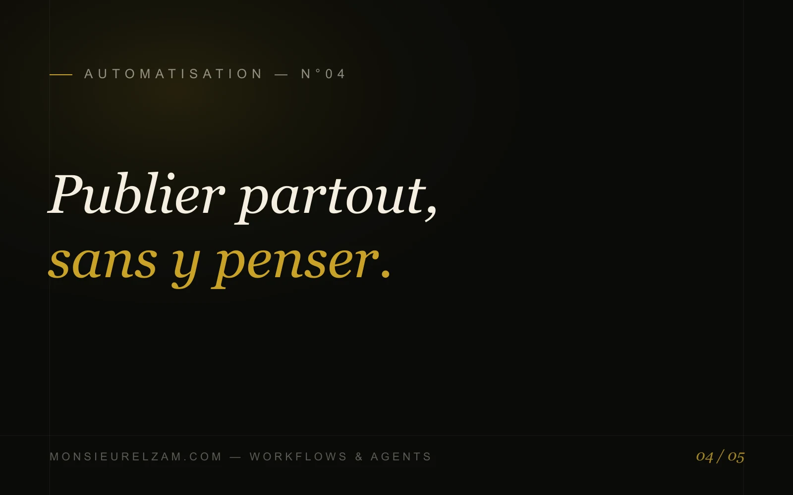 Publication multi-réseaux programmée